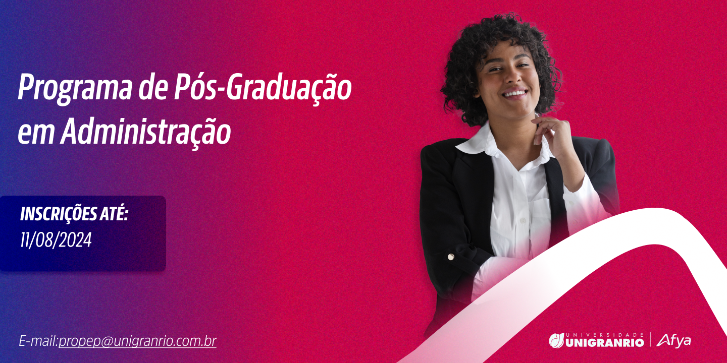 Programa de Pós-Graduação em Administração - Apresentação